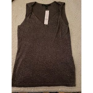 NWT Twisted Shoulder Tank Top